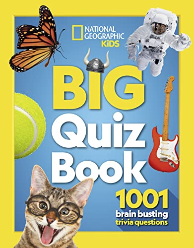BIG QUIZ BK_NATIONAL GEO IE PB: 1001 brain busting trivia questions (National Geographic Kids)