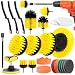 Produktbild Cirulli 27-Stück Bürstenaufsatz Bohrmaschine Set, Reinigungsbürste elektrisch, Felgenbürste Kit für Bohrmaschinen, Felgen, Fugen & Ecken, bürstet für Küche, Bad & Auto,Gelb