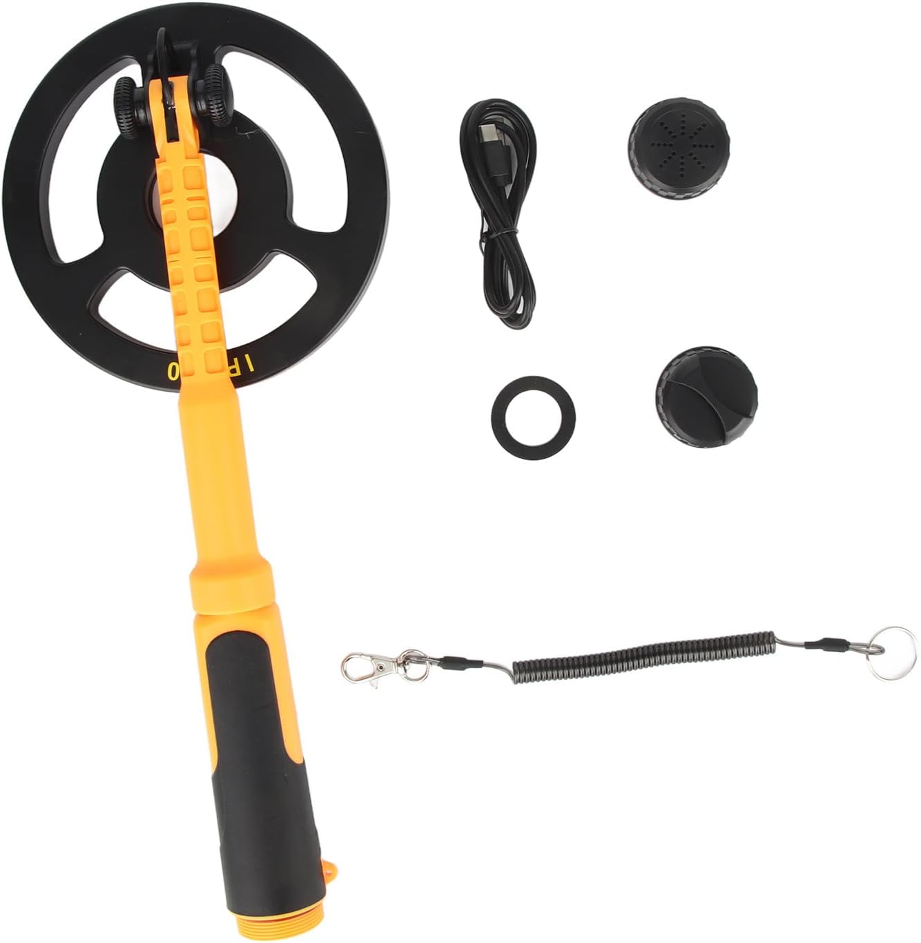 Brilluxa Handheld Metal Detector, Underwater Treasure Locator and Pinpointer Probe with 5.9-Inch Search Coil, IP68 Waterproof Target Finder for Relic Coin and Jewelry Hunting