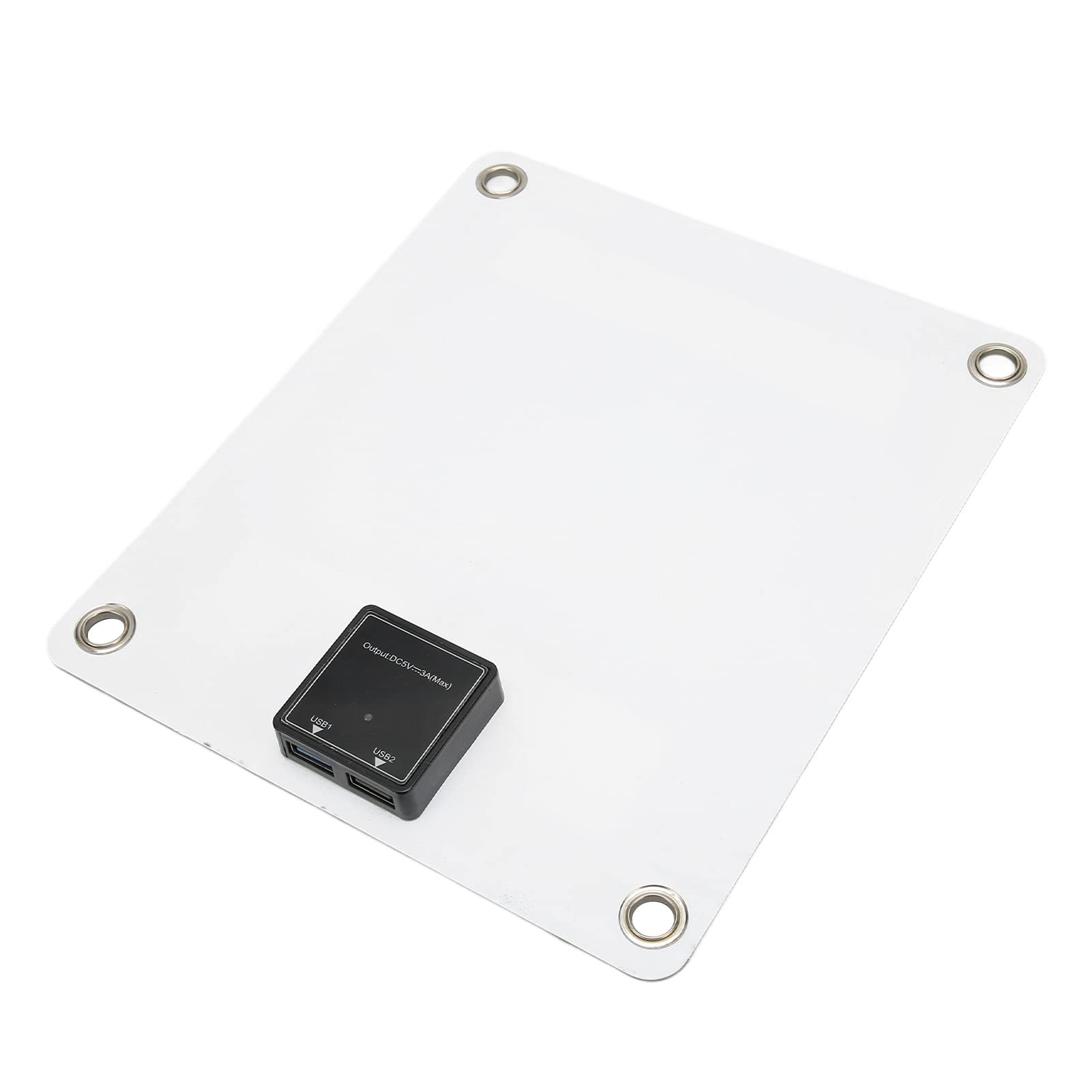 Kit de Carga Solar de 5 V, 20 W, 3 A, Panel Solar Monocristalino, Panel de Carga Solar Portátil, Salida USB de 5 V como Banco de Energía para Teléfono, para Vehículos