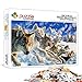 Puzzle 1000 Pieces Loup Puzzle Casse tête Enfant Jeu de Cerveau Puzzle en l'entraînement cérébral des Enfants et des Adolescents