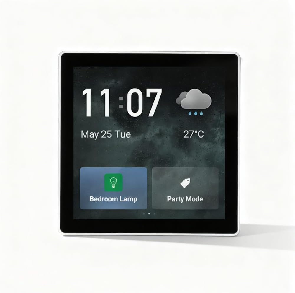 Smart Home Control Panel with Android LCD Touchscreen, Voice Control, 100 to 240V - Versatile Automation System, Global Compatibility, Ideal for Home and Office