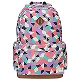 Mochila Strata II, Targus, Mochilas, capas e maletas para notebook, Notebook de até 15.6', Estampa de Tringulo Salmão/Azul/Lilás/Branco/Verde e Cinza