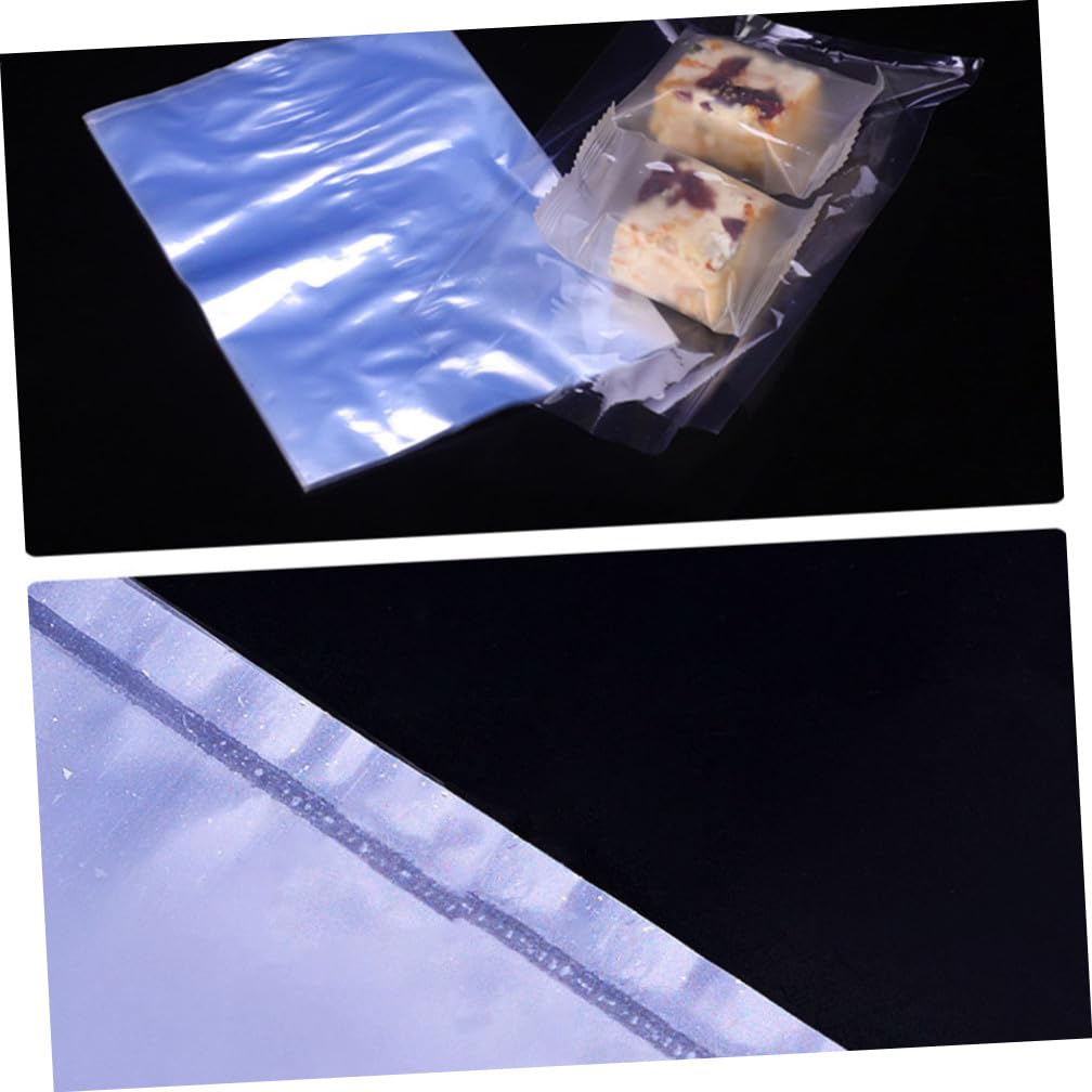 100pcs PVC Shrink Wrap Bags 30cm Waterproof Heat Sealer Packaging for Industrial Use Sturdy Shrink Film for Food and Product Wrapping