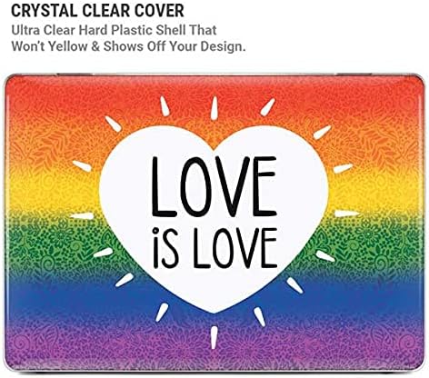 Skinit Case + Skin Compatible with MacBook Air 13in (2020) Originally Designed Love is Love Rainbow Design