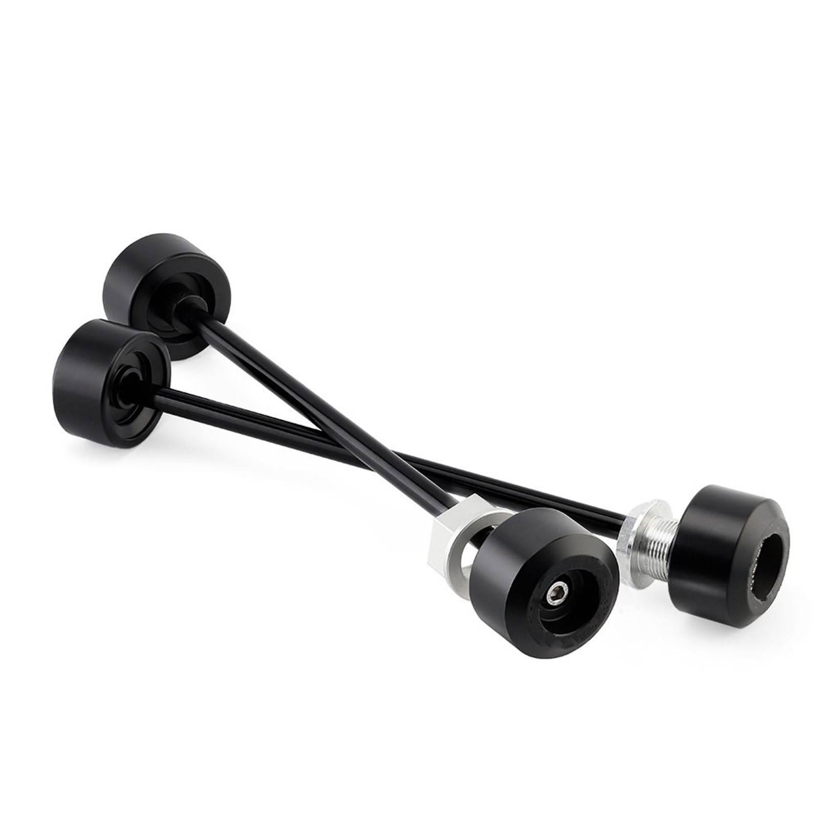 ZHAUPMCB Frame Sliders Fit For 701 Motorcycle Front Rear Axle Frame Crash Sliders Wheel Fork Slider Protector Crash Pads(Front Rear Wheel)