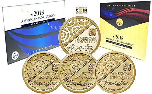 2018 Various Mint Marks Innovation 2018 American Innovation 4 Coins Total Uncirculated