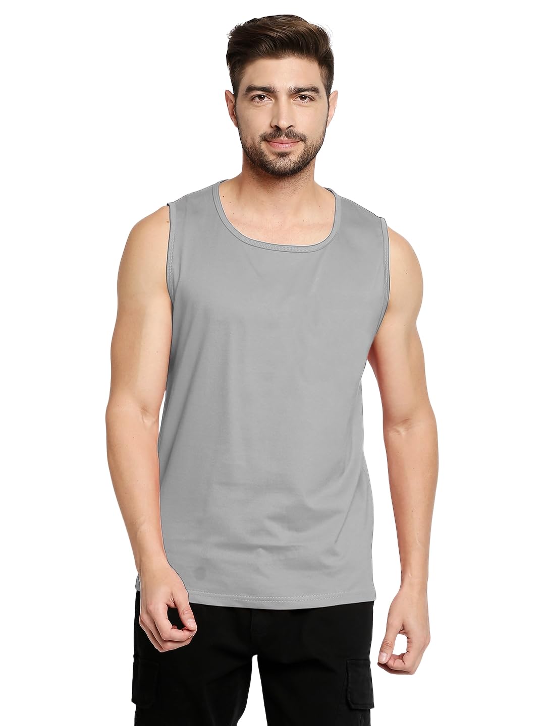 blacksmith Solid Plain Sleeeveless Sando Tank top Gym & Street wear for Men-picture-17