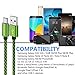 Teyssor USB C Cable 10FT 5-Pack Nylon Braided USB A to Type C Charger Cable Fast Charging Cord Compatible with Samsung Galaxy S24 S23 S22, Note 20 10 9 8, Moto G7 G8 Type C Cable