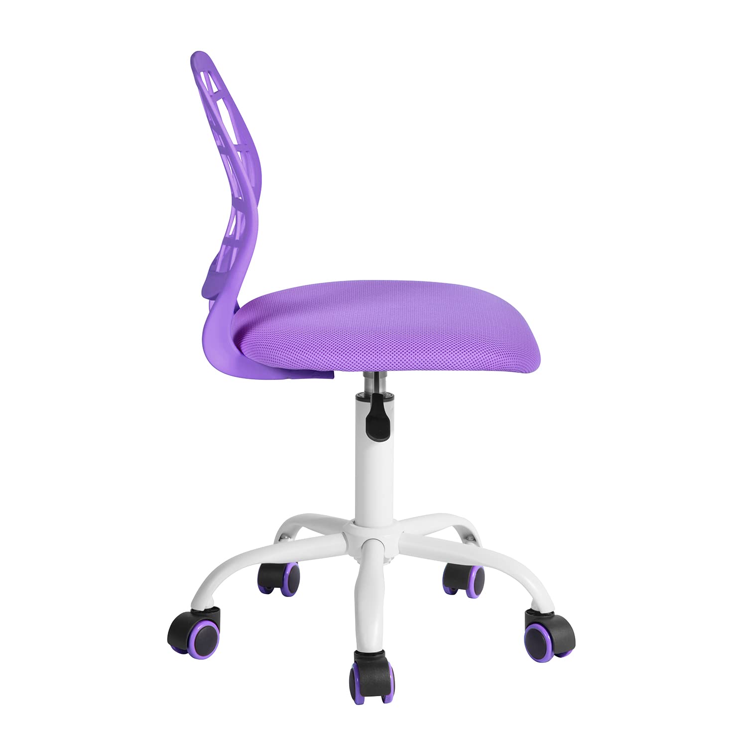 FurnitureR Home Office Sedia ergonomica girevole regolabile in altezza con ruote sedia computer moderna studio ufficio