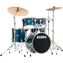 Tama IE58H6W Imperialstar Hairline Blue 5 Piece Drum Kit Brand: TAMA Product type: MUSICAL INSTRUMENTS Blue
