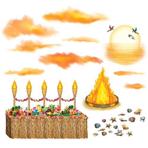 Accessoires de fête Luau Sunset Beistle pour réussir un anniversaire exotique
