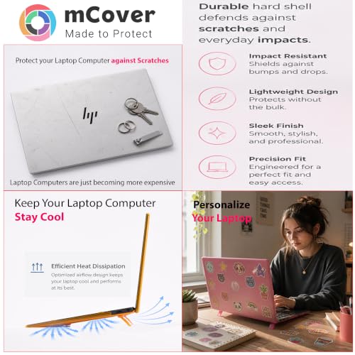 Funda mCover rígida morada para HP Pavilion 16-AF Windows AI PC 2