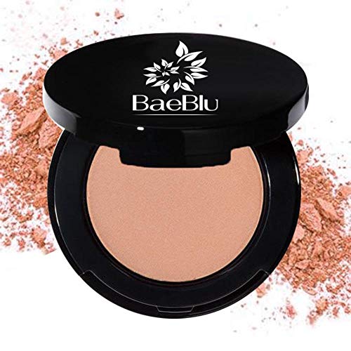 BaeBlu Organic Blush 100% Natural Pressed Mineral Powder, Made in the USA, Cinnabar