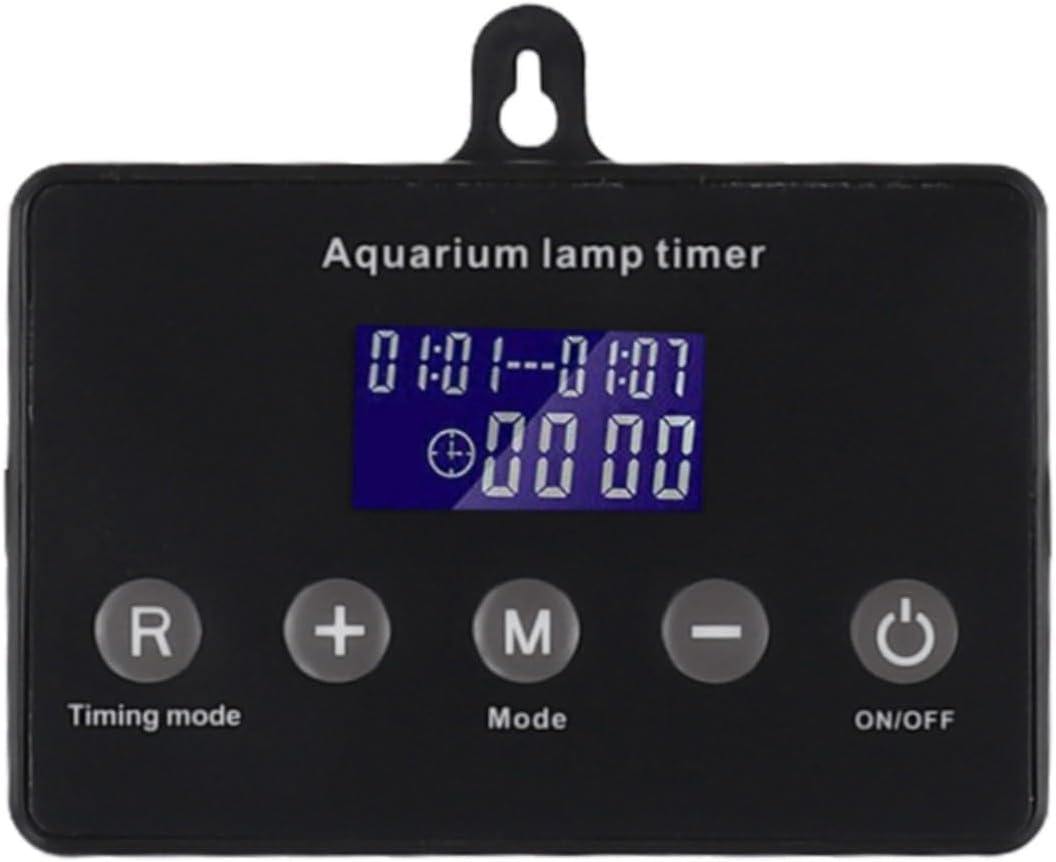 Niceminiwall Aquarium Light Controller Dimmer Timer For Fish Tanks Compatible With 12 24V Input And Output Featuring LCD Screen And Intelligent Timing Functions