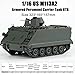 HobbyToki 1/16 US M113A2 APC Armored Personnel Carrier Tank RTR, Hobby-Grade Men Military Vehicles,for Age Above 15+,6665 (M113A2-6665-Standard)