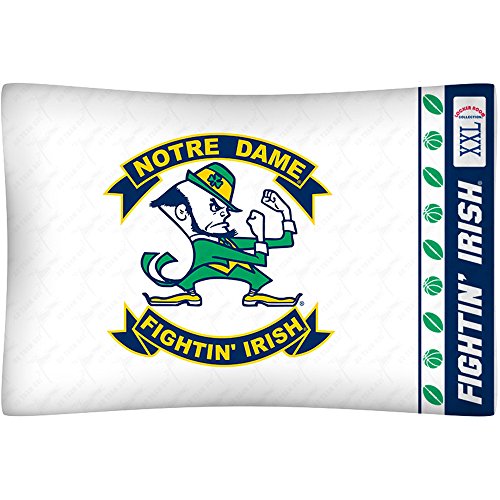 NCAA Notre Dame Fighting Irish Micro Fiber Pillow Case Logo