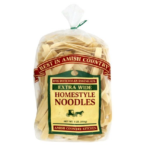 Essenhaus Amish Country Homemade Noodles, X-Wide, 16-Ounce Bags (Pack of 6)