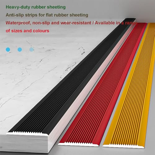 Protector de borde de escalera de PVC antideslizante con tira de umbral de 10 m y 3 cm de ancho 8