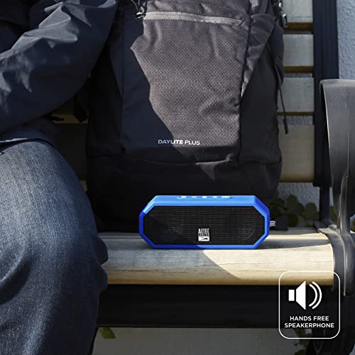 Altec Lansing Lifejacket H2O 4 - Waterproof Bluetooth Speaker, Durable & Portable Speaker With Voice Assistant, 10 Hour Battery Life & 100 Foot Range, Royal Blue #TOP6