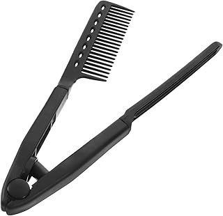 FOMIYES Pente Alisador De Cabelo Pente De Ferro Plano Pente Dobrável Em Forma De V Escova De Cabelo DIY Salão De Beleza Escova De Cabelo Pentes Estilo Alisador De Cabelo Para Salão De