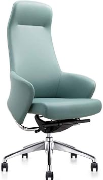 ergonomic office chair Ergonomic Office Chair,Height Adjustable Swivel Chair Computer Chair High Back Chair,5 Wheels High Curved Back PU Leather Home Office Chair Executive Computer Swivel Desk Chair