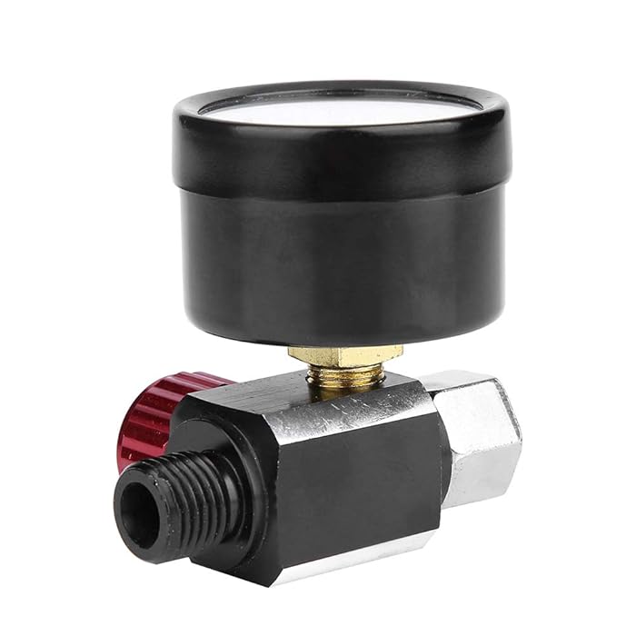 Buy KIMISS Pressure Gauge Air Regulator Universal Spray Gun A,gauge