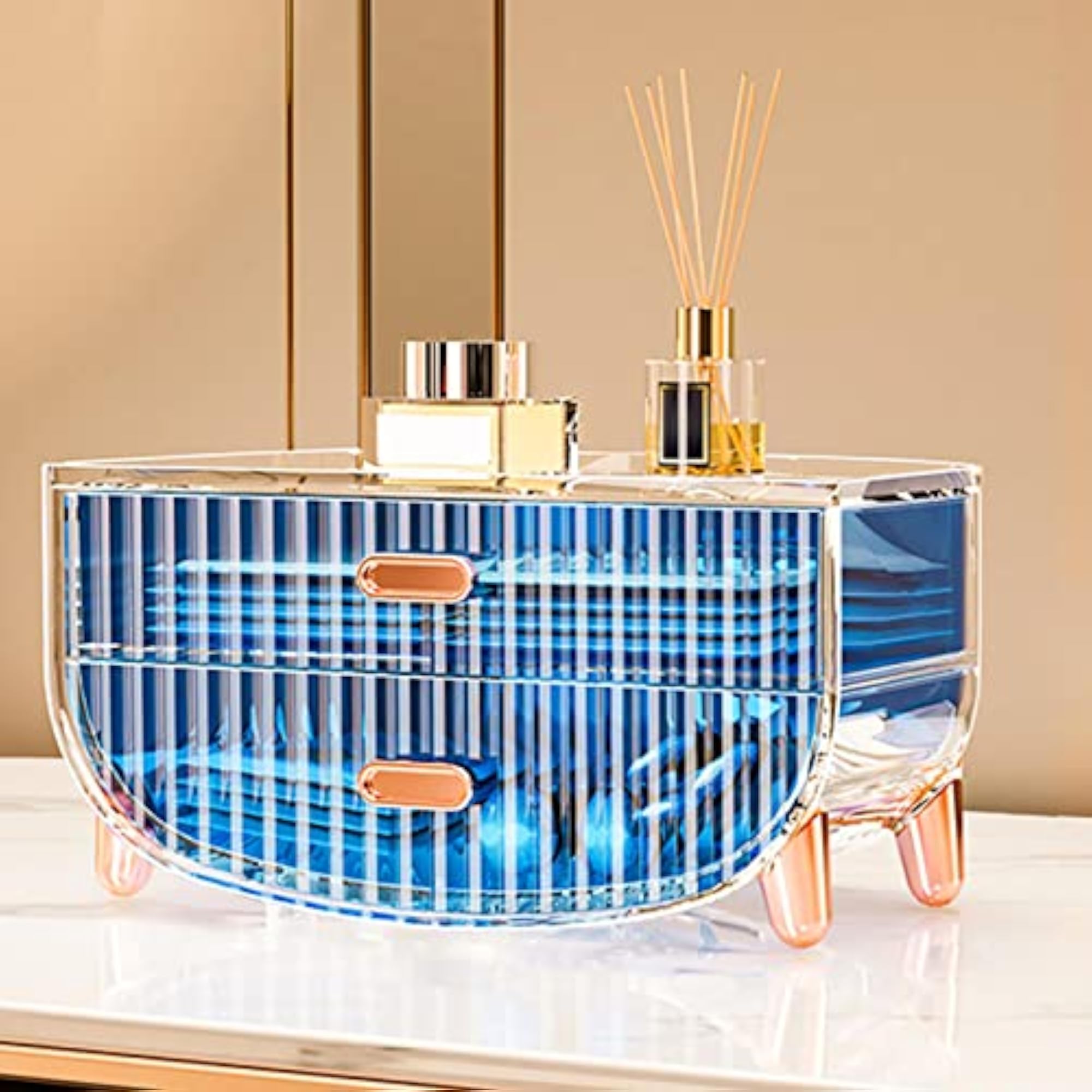 Makeup Case Cosmetic Desktop Storage Rack