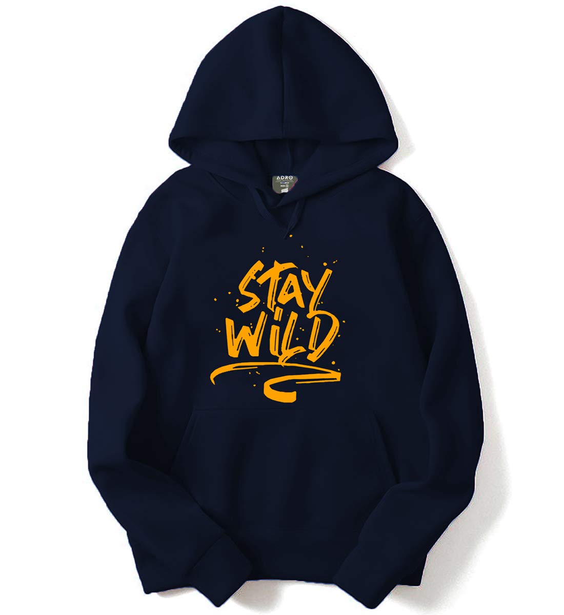 ADRO Stay Wild Design Printed Hoodies/Sweatshirts for Men & Women