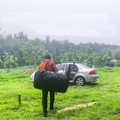 Tenda da tetto gonfiabile portatile, per 2 persone, facile da montare, quattro stagioni, antivento, impermeabile, per auto e SUV