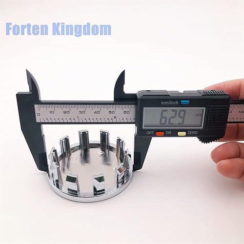 Miniatura 7 de 4 tapacubos de plástico cromados personalizados de 2.480 in 2.5 pulgadas para ruedas de camión Ram 1500 2019-2022 6KF18TRMAA