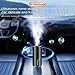 Imagen de Zoegneer USB Humidificador de coche 260ml Tanque de agua recargable Batería de 1200mAh Funcionamiento silencioso Colorido Luz ambiental Difusor de fragancia Spray portátil Encendido automático Parada