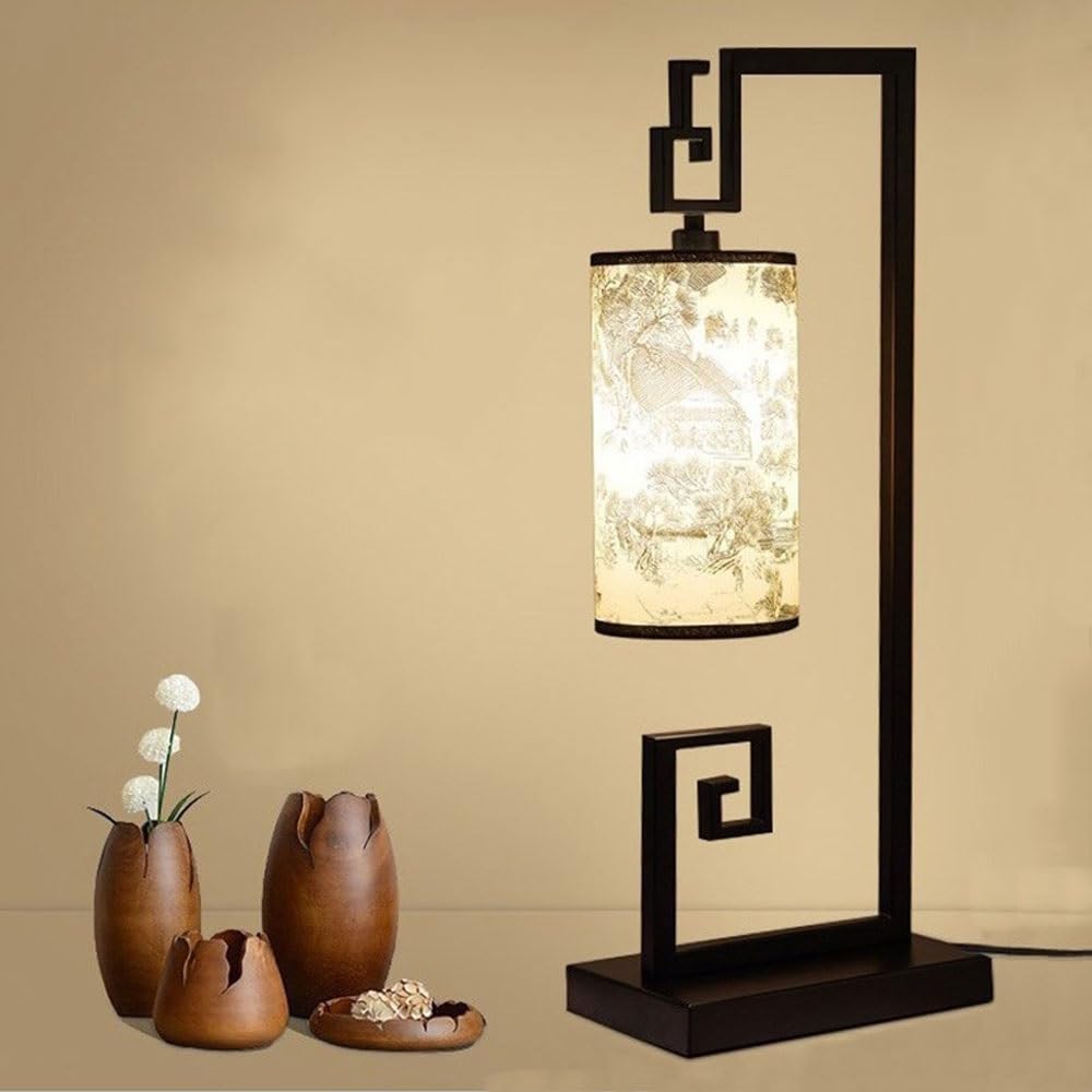Lampka biurkowa Lampa biurkowa, salon, gabinet, sypialnia, lampka nocna, wzorzysta, spersonalizowana, do czytania Lampka nocna