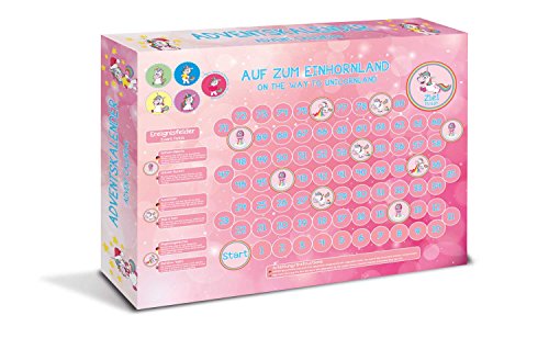 Calendario de adviento CRAZE con juguetes de unicornio y 24 sorpresas de Navidad 3