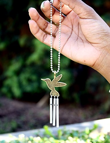 Jacob'S Musical Chimes SG_B07B8L11QB_US Jacob'S Musical Car Charm, Hummingbird, Mini Wind Chime thumb #3