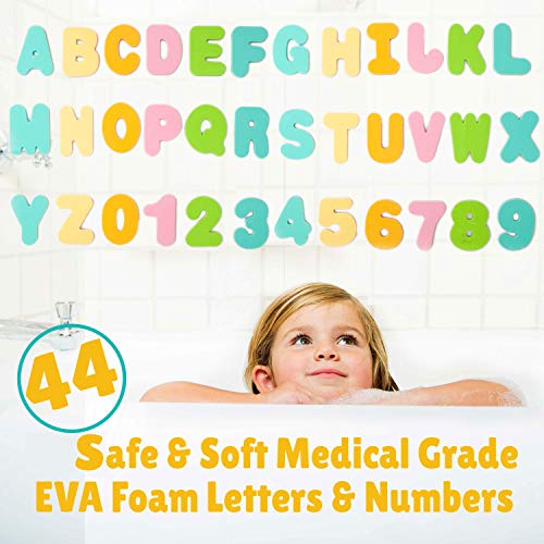 Buy Tub Cubby Safe & Soft ABC 123 Foam Bath Letters & Numbers Magically Stick On Wet Walls