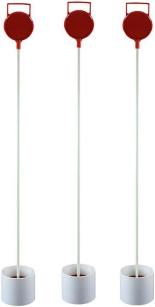 3 Sets Golf Green Putting Flag Stick For Backyard Practice Golf Hole Pole Cup by HMX