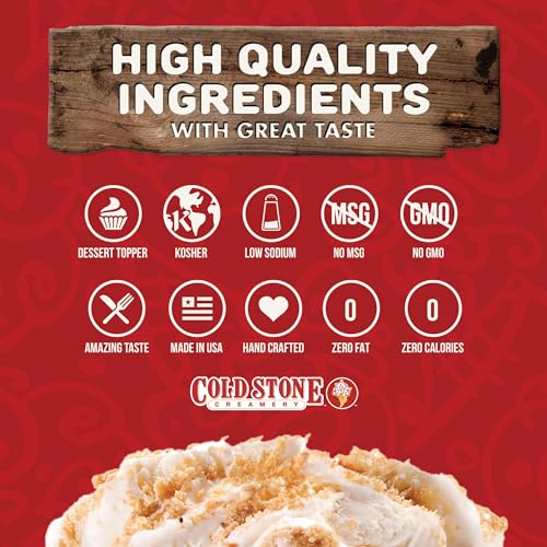 Image of Cold Stone Creamery Ice Cream Seasoning Toppers by FlavorGod (2-Pack) - Healthy Dessert Toppers - 0 Calories, 0 Sodium, Kosher - Try with Coffee, Yogurt, & Ice Cream - Cheesecake & Vanilla Combo