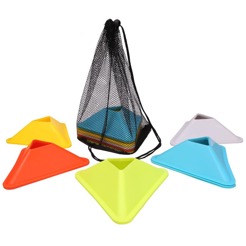 Plastikowe stożki sportowe 20 40 szt. Trójkątne treningowe do gry w piłkę nożną zwinności na świeżym powietrzu(40pcs)