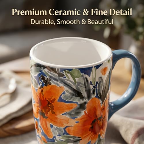 Taza de Cerámica Topadorn 17oz con Tapa y Caja de Regalo miniatura 3
