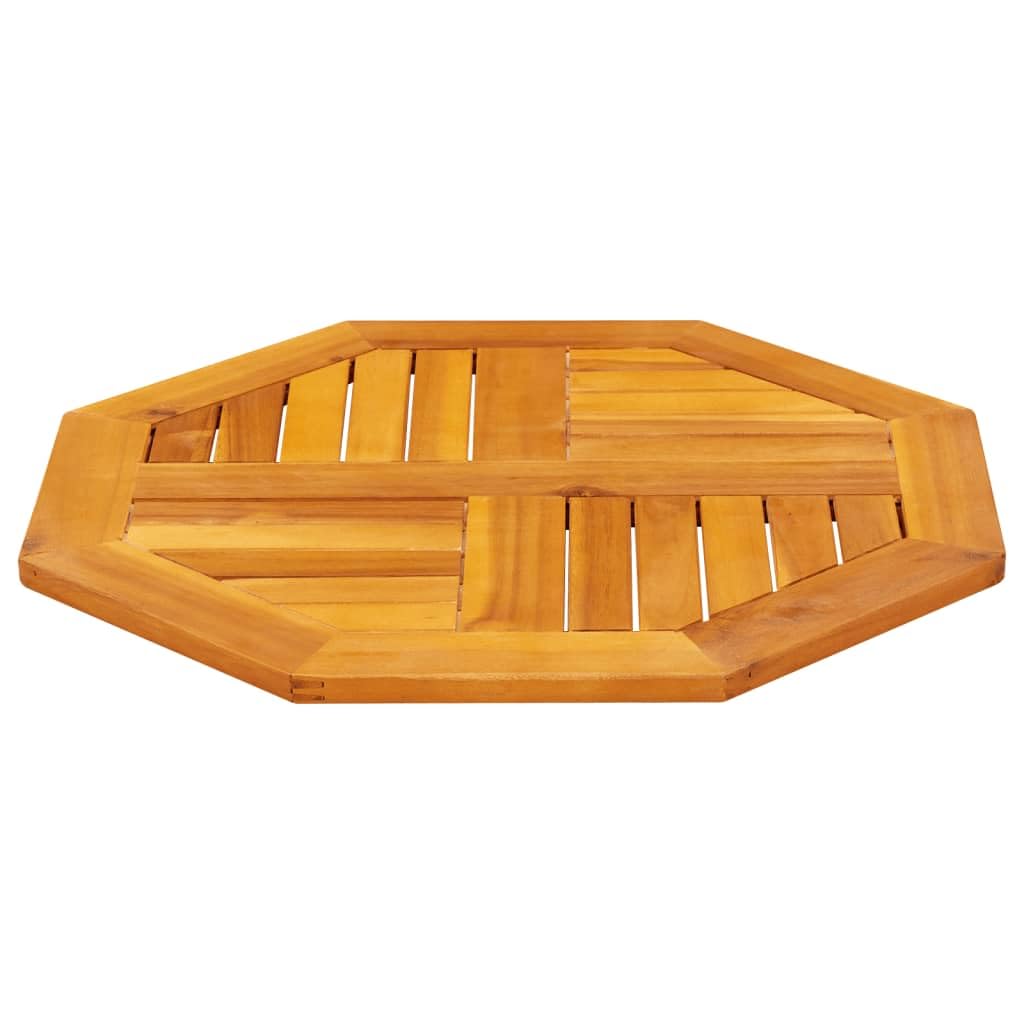 vidaXL Tischplatte - achteckig 60x60x2cm - Akazienholz massiv - Garten/Innenbereich