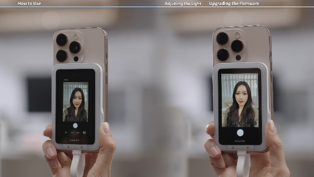Amazon.com: Insta360 Snap Selfie Screen with Light - 4K Magnetic