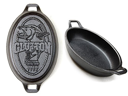 Amazon | ［DULTON］GLUTTON Oval pan S GS515-291S キャストアイアン