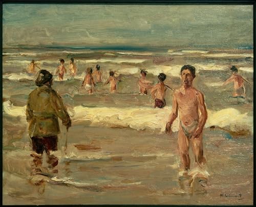 Max Liebermann Moderne Art Murale Baigneurs pour Salon Lumineux et Moderne