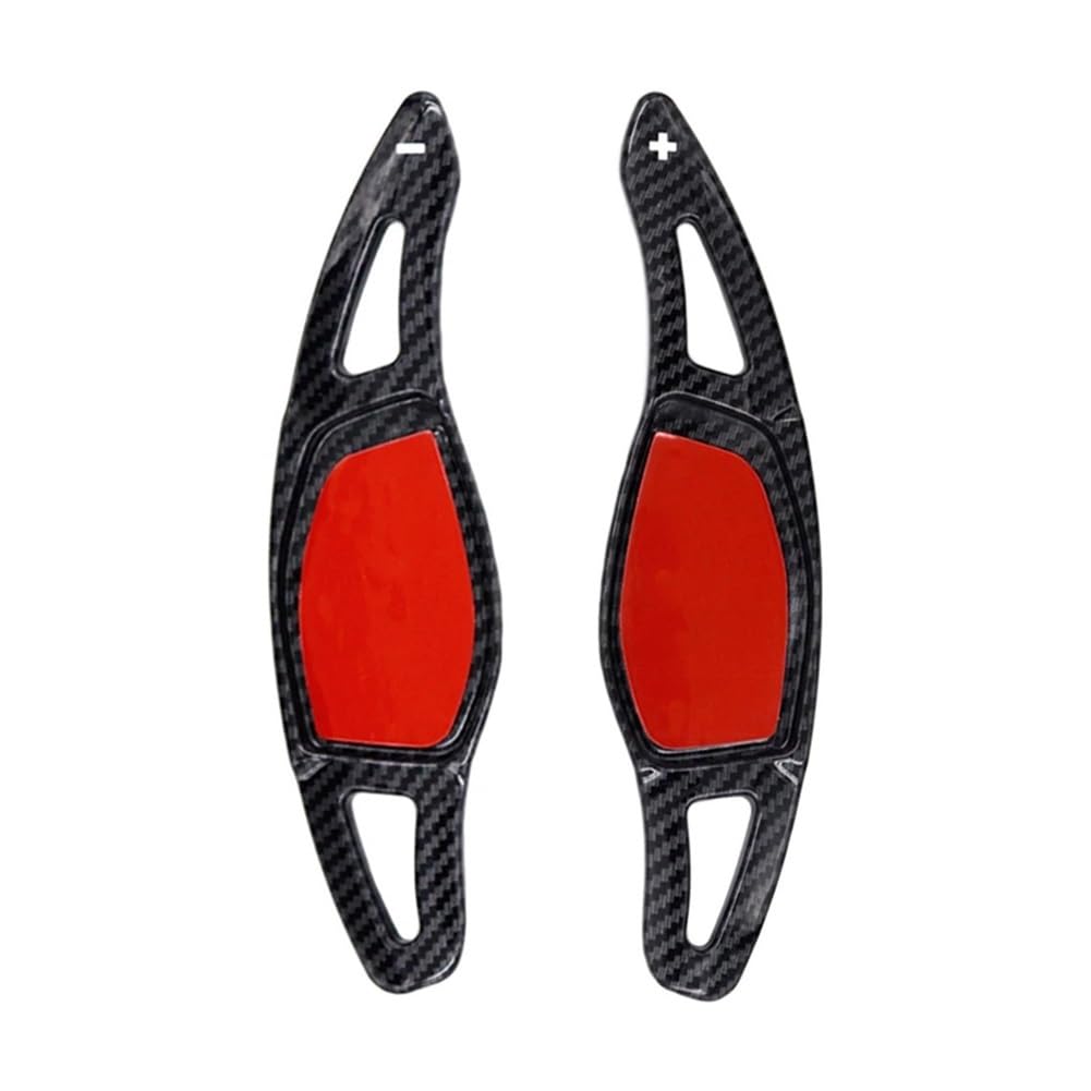 Lace2t Carbon Black Car Shift Paddles 2Pcs Car Steering Wheel Shift Paddle Shifter Extension For Q3 Rs Q8 R8 Rs3 Rs4 Rs5 Tt