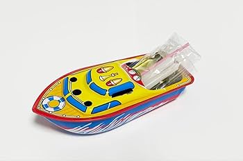 Amazon | ポンポン丸 ブリキ おもちゃ ボート レトロ | 鉄道雑貨