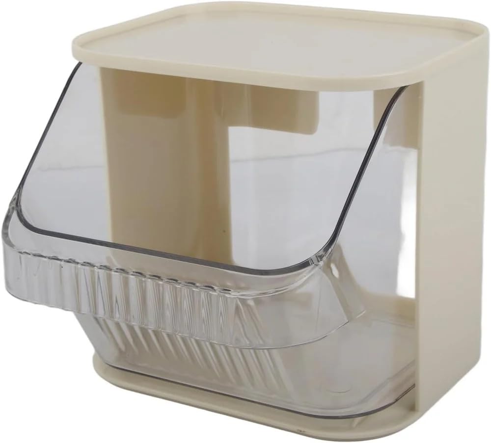 LTV Stackable Tea Bag Organizer & Multi-Purpose Storage Box – Clear Front-Open Plastic Storage Bins with Lids for Kitchen Countertop, Pantry, Coffee Station, Office Supplies & Craft-image-7
