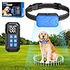 CPPSLEE Wireless Fence for Dogs, Electric Dog Fence, Electric Fence for Dogs, 2 in 1 Wireless Dog Fence System and with Waterproof Dog Training Collar Adjustable Range Up to 1000Ft