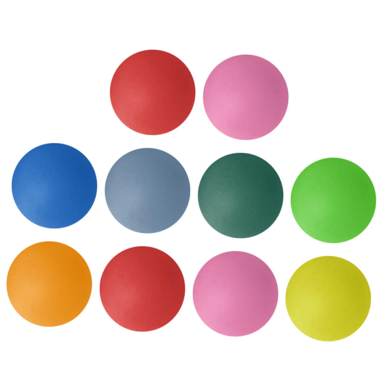 BESPORTBLE 10Pcs Colorful Table Tennis Balls Durable Game Balls for Party Decorations Raffles Events Random Color Design for Easy Grasp Storage Random Color