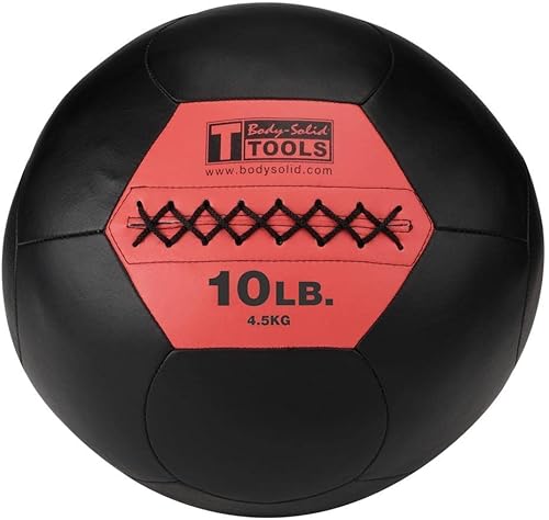 Miniatura 8 de Body-Solid Tools (BSTSMB) - Pelota medicinal de carcasa suave, bolas de pared que no rebotan para entrenamiento de fuerza, entrenamiento de pérdida